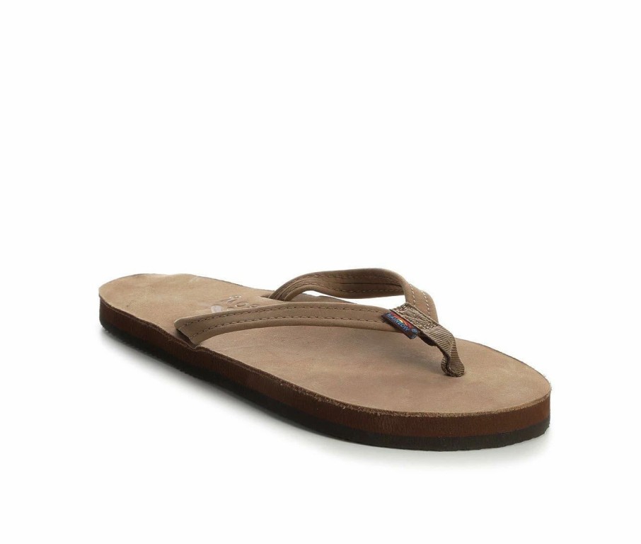 Flip-Flops | * Women'S Rainbow Sandals Single Layer Premier Leather -301Altsn Flip-Flops