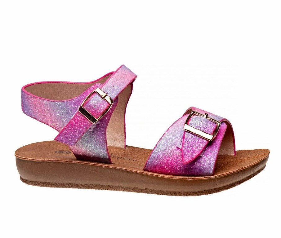 Flat Sandals | * Girls' Nanette Lepore Toddler Double Buckle Wedge Sandals