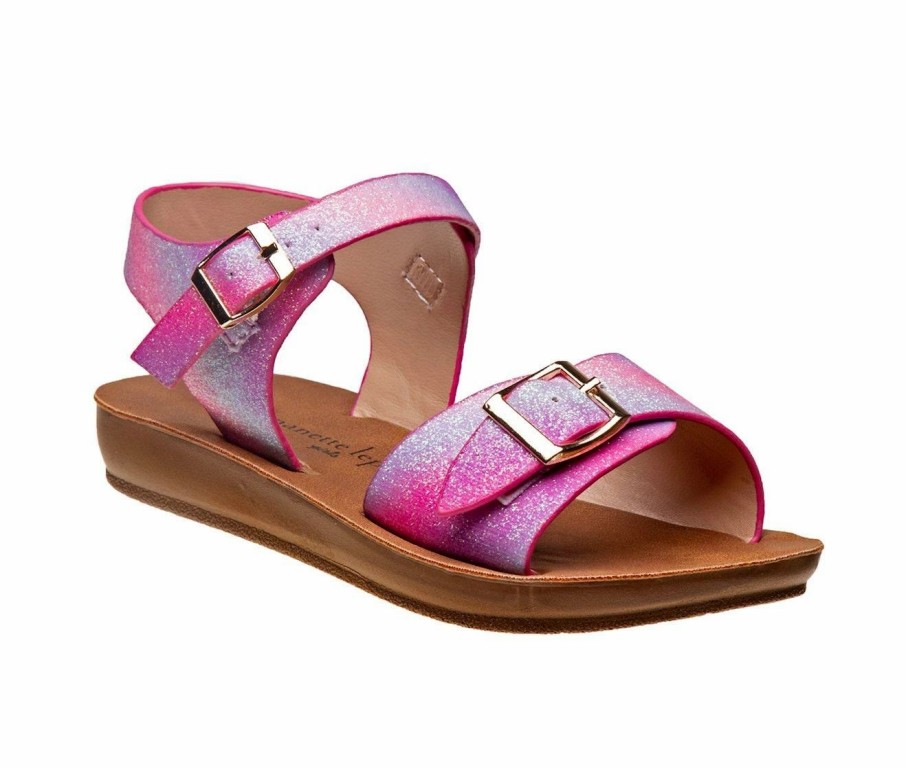 Flat Sandals | * Girls' Nanette Lepore Toddler Double Buckle Wedge Sandals