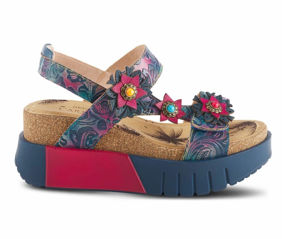 Platform Sandals | * Women'S L'Artiste Favia Wedge Footbed Sandals