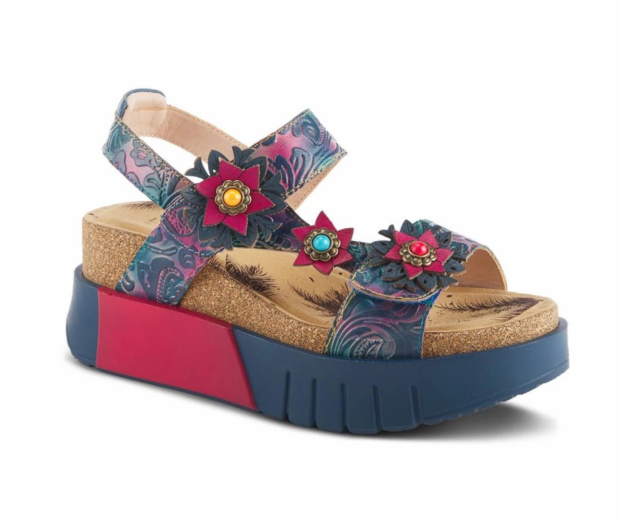 Platform Sandals | * Women'S L'Artiste Favia Wedge Footbed Sandals