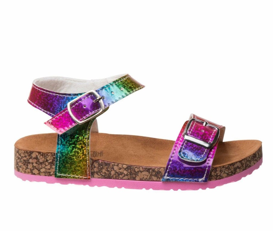 Flat Sandals | * Girls' Kensie Girl Toddler Double Buckle Rainbow Sandals