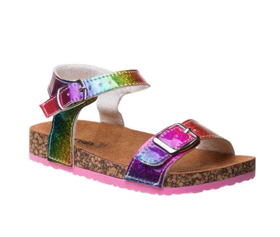 Flat Sandals | * Girls' Kensie Girl Toddler Double Buckle Rainbow Sandals