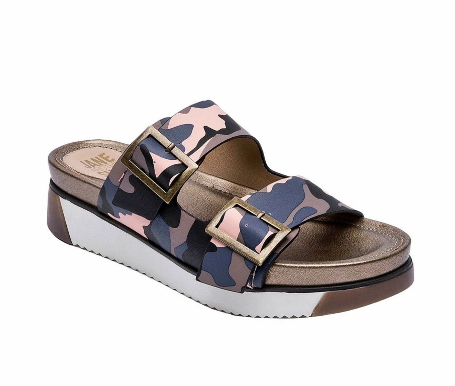 Flat Sandals | * Women'S Jane And The Shoe Jessica Flatform Sandals